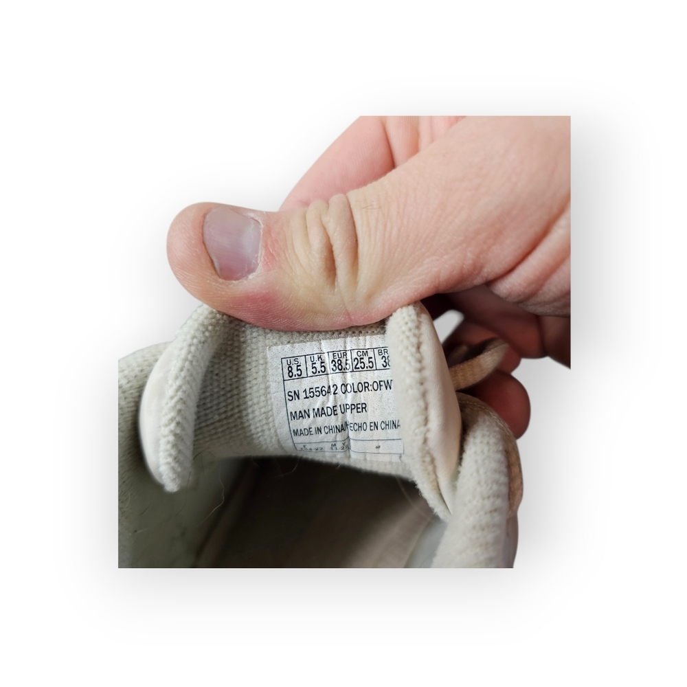 Skechers Los Angeles Off White Leopard Print Sneakers - Picture 6 of 6